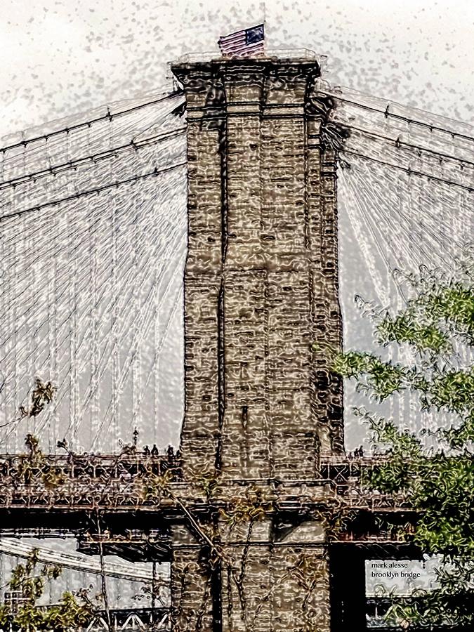 Brooklyn Bridge #1 Photograph by Mark Alesse