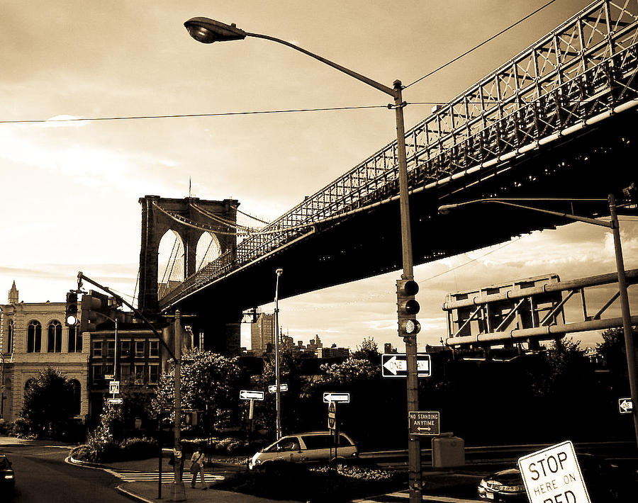 Brooklyn Bridge New York #1 Photograph by Mickey Clausen