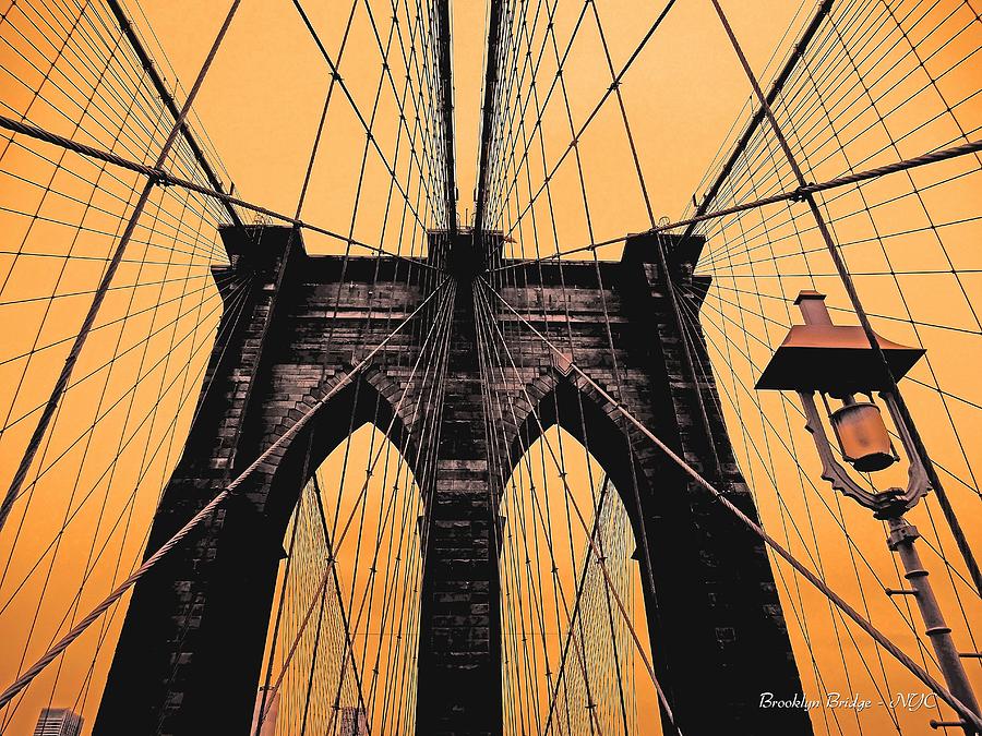 Brooklyn Bridge - NYC #2 Photograph by Juergen Weiss