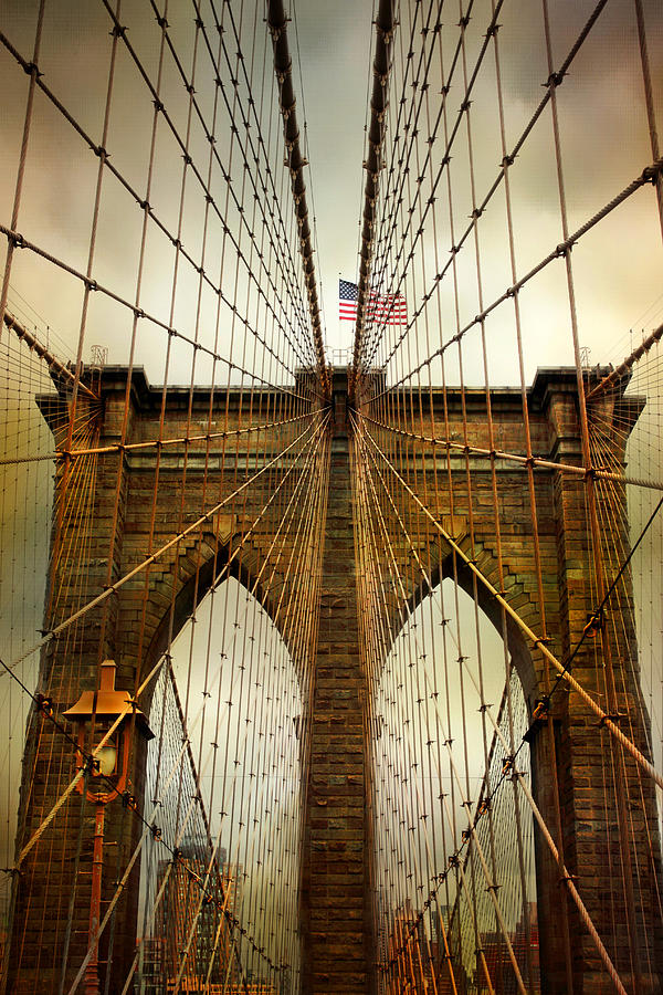 Brooklyn Bridge Twilight Photograph by Jessica Jenney