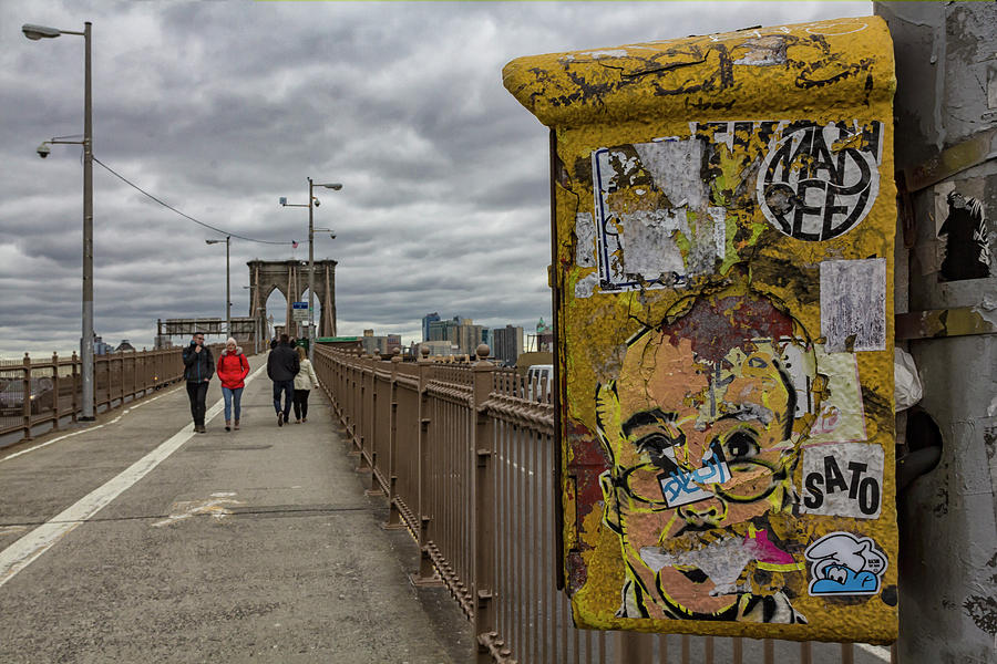 Brooklyn Bridge Walkway NYC #1 Photograph by Robert Ullmann