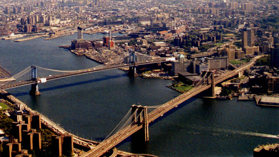 Brooklyn from World Trade Center #1 Photograph by Christopher J Kirby