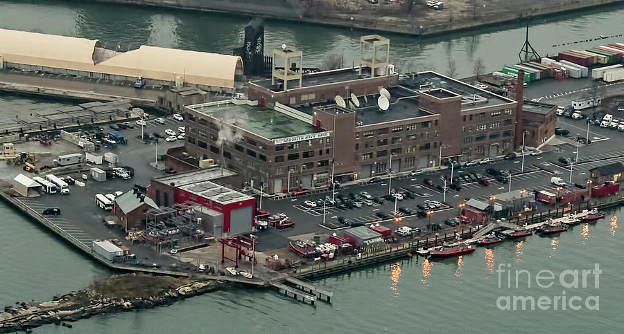 Brooklyn Navy Yard Aerial Photo #2 Photograph by David Oppenheimer