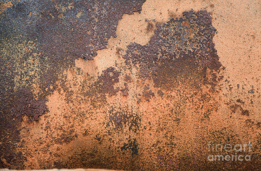 Brown rusty background Photograph by Vladi Alon | Fine Art America