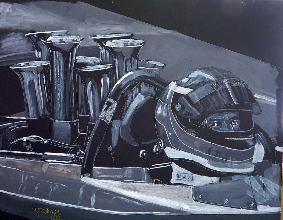 Bruce McLaren Canam #1 Painting by Richard Le Page