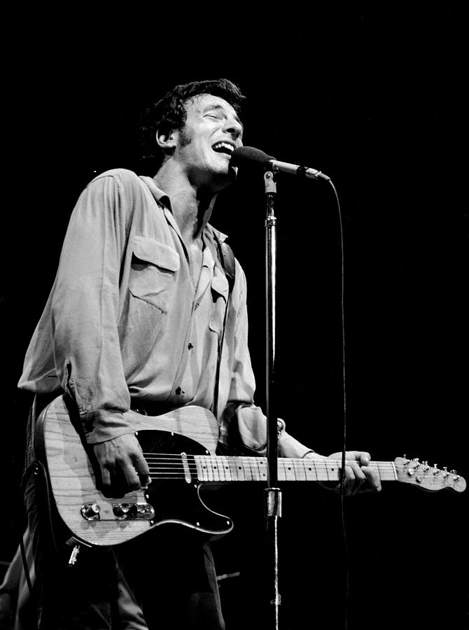 Bruce Springsteen 1981 #1 Photograph by Chris Walter