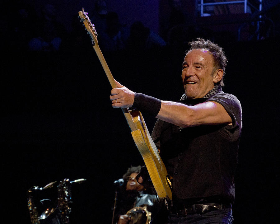 Bruce Springsteen in Cleveland #1 Photograph by Jeff Ross