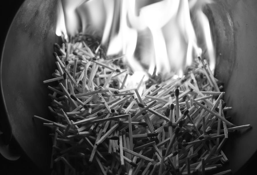 Brushfire 8 #1 Photograph by Sumit Mehndiratta