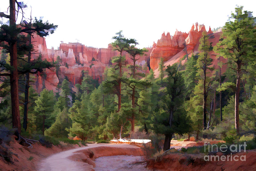 Bryce Canyon Paint III #1 Photograph by Chuck Kuhn