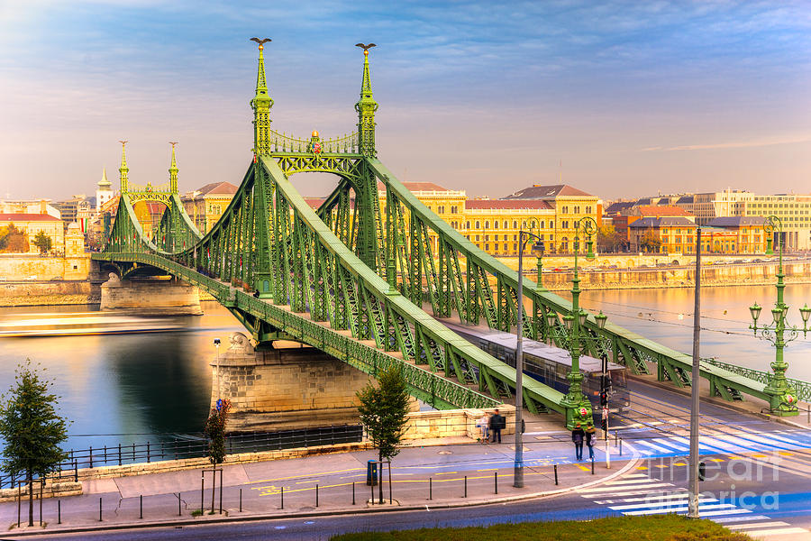 Budapest - Liberty Bridge - Hungary #1 Photograph by Luciano Mortula