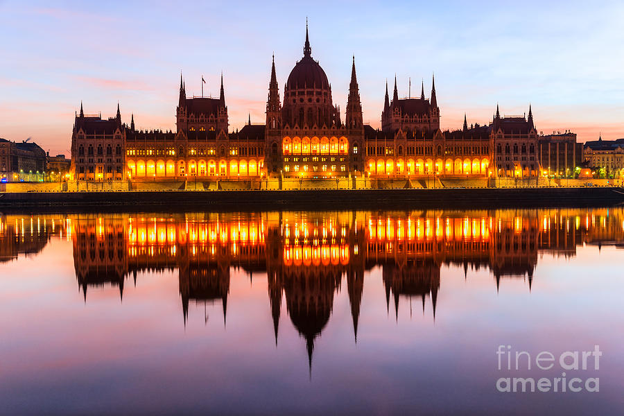 Budapest parliament - Hungary #1 Photograph by Luciano Mortula