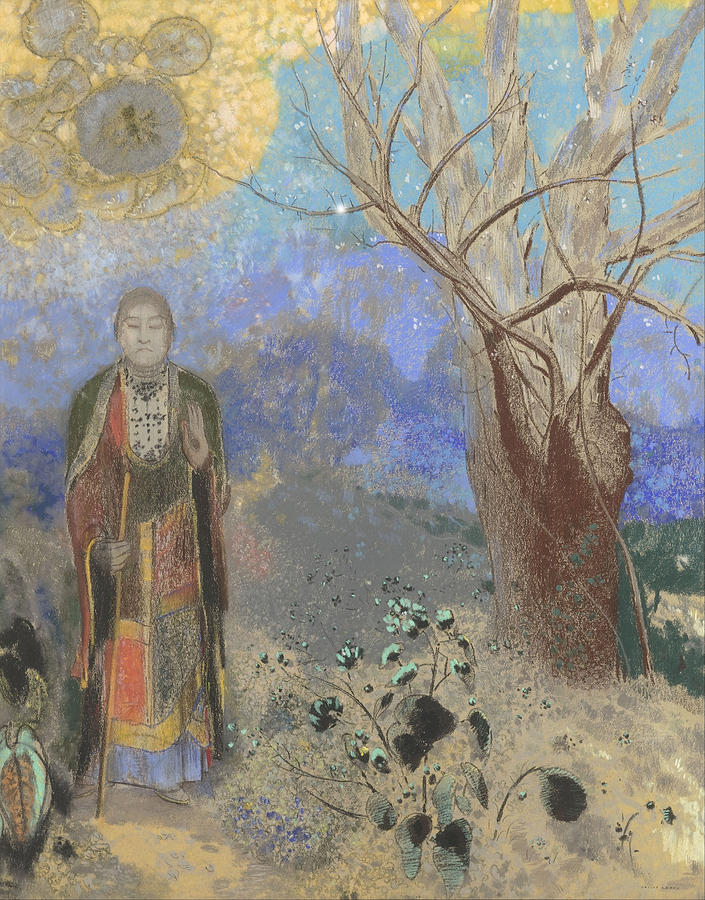 Buddha #1 Painting by Odilon Redon