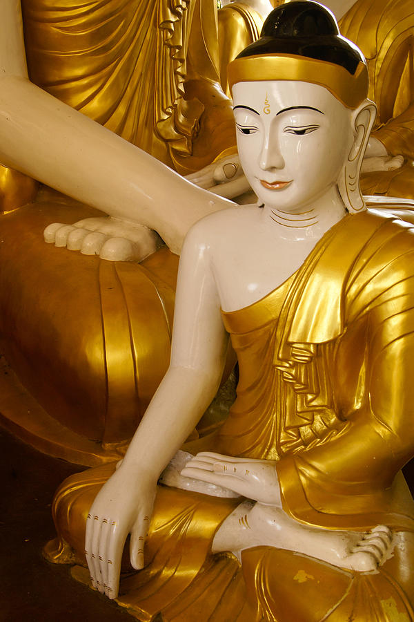 Buddhas in Burma #1 Photograph by Michele Burgess