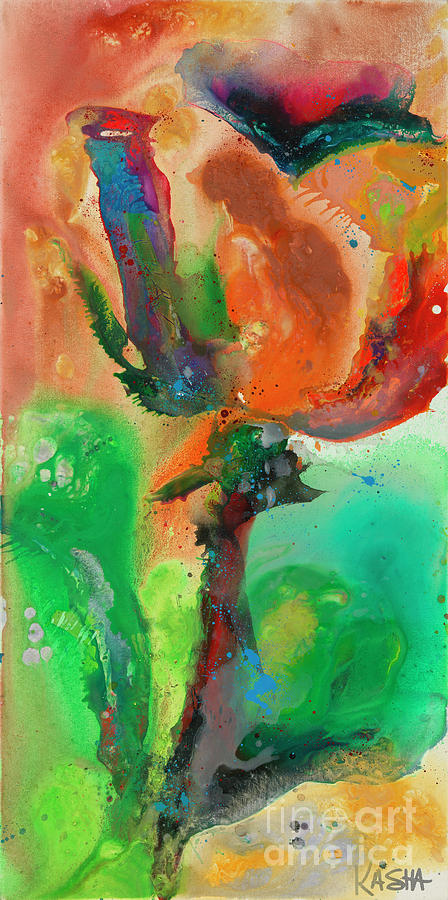 Budlite #2 Painting by Kasha Ritter