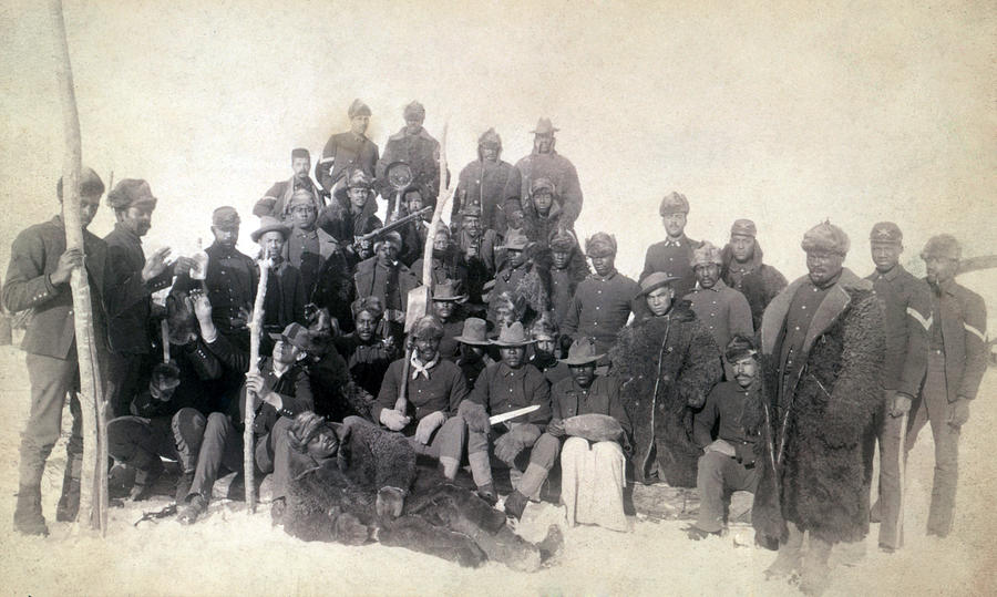 Buffalo Soldiers Of The 25th Infantry #1 Photograph by Everett