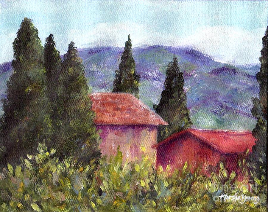 Buggiano Italy #1 Painting by Marsha Young