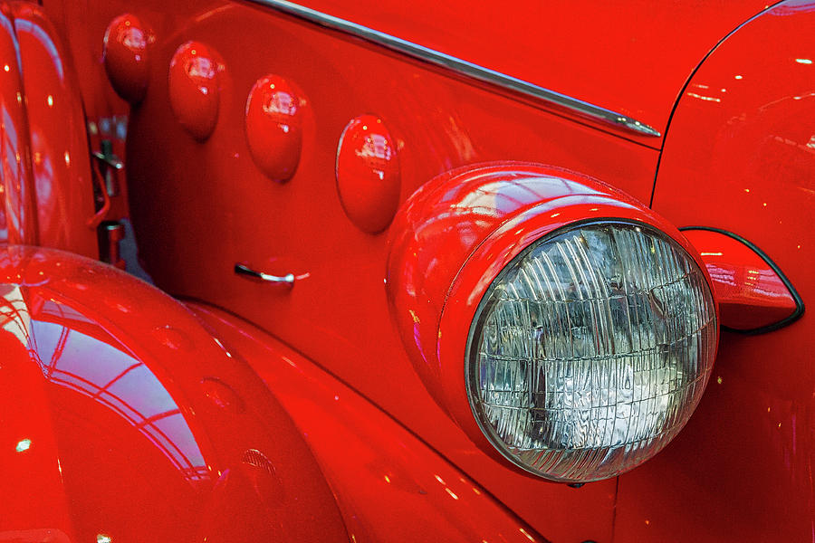 Buick LaSalle Headlight #1 Photograph by Stuart Litoff