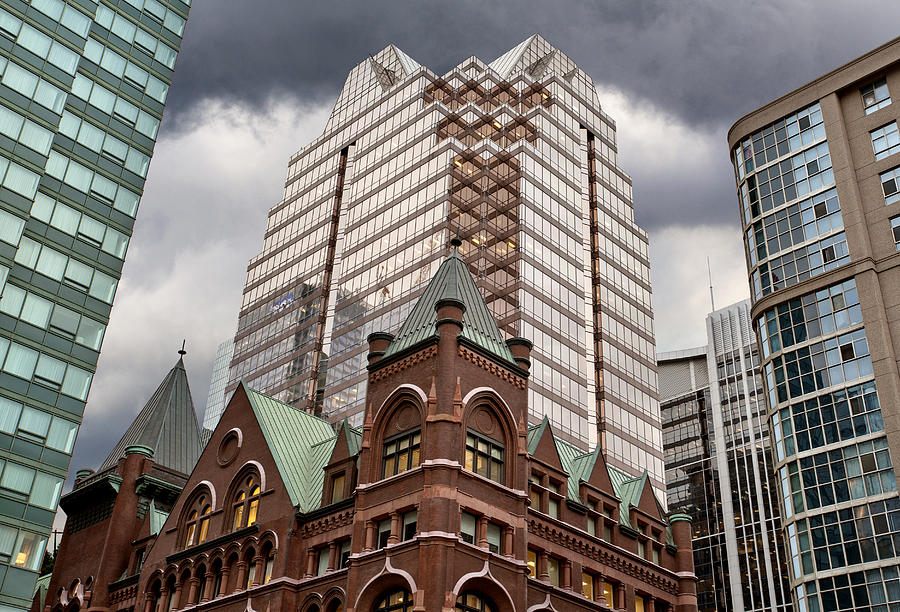 Architecture Photograph - Buildings Old and New Toronto #1 by Mark Duffy