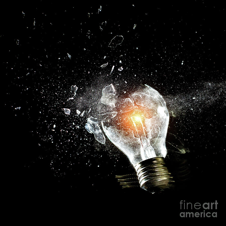 Bulb Explosion #1 Photograph by Gualtiero Boffi