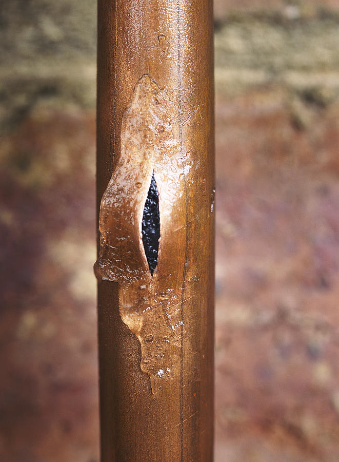 Pipe Photograph - Burst Water Pipe #1 by Andrew Lambert Photography