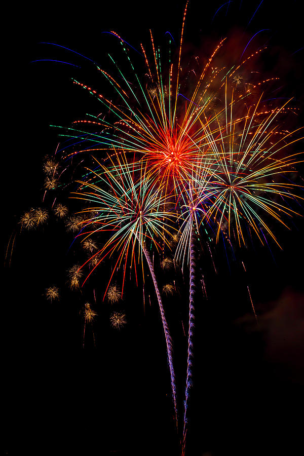 Independence Day Photograph - Bursting In Air #1 by Garry Gay
