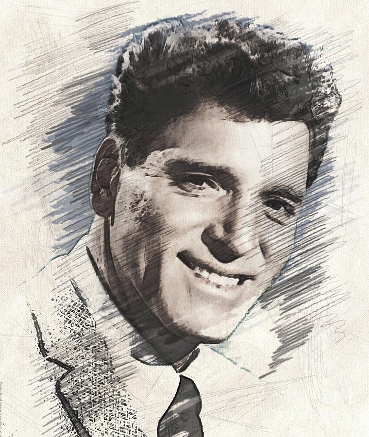 Burt Lancaster, Vintage Actor Digital Art