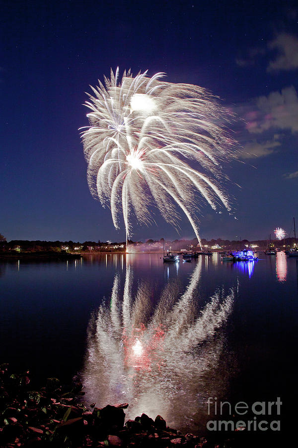 Bristol Fireworks #1 Photograph by Butch Lombardi