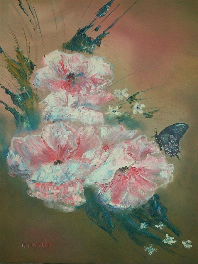 Butterfly Beauty #1 Painting by Raymond Doward