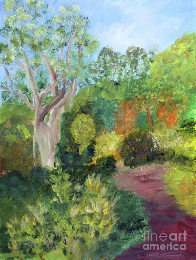 Butterfly Garden at Gumbo Limbo #1 Painting by Donna Walsh