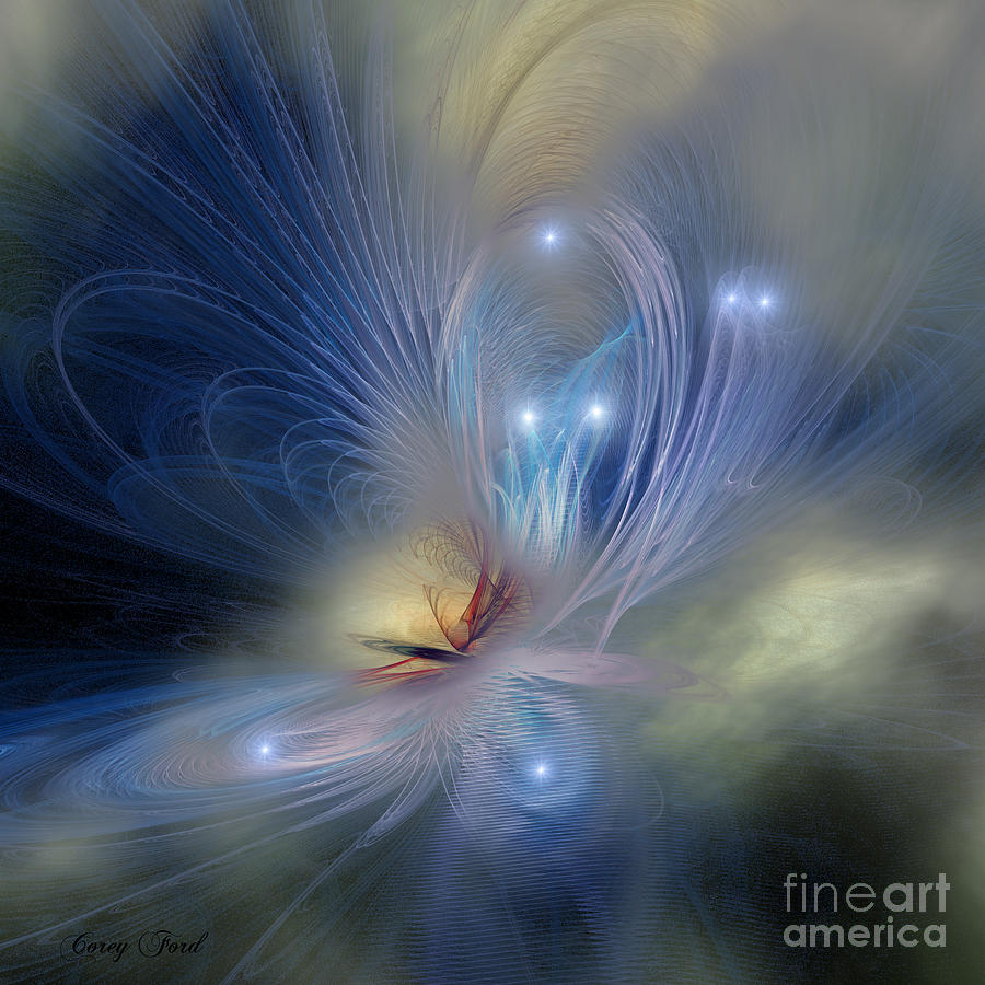 Butterfly Nebula #1 Painting by Corey Ford