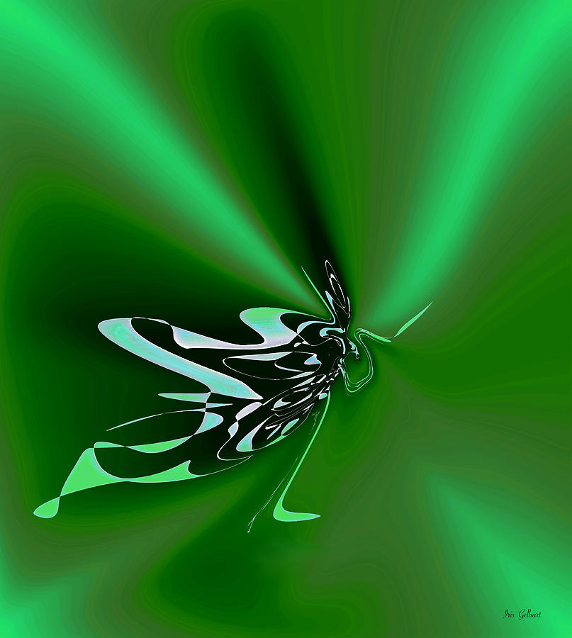 Butterfly World #2 Digital Art by Iris Gelbart