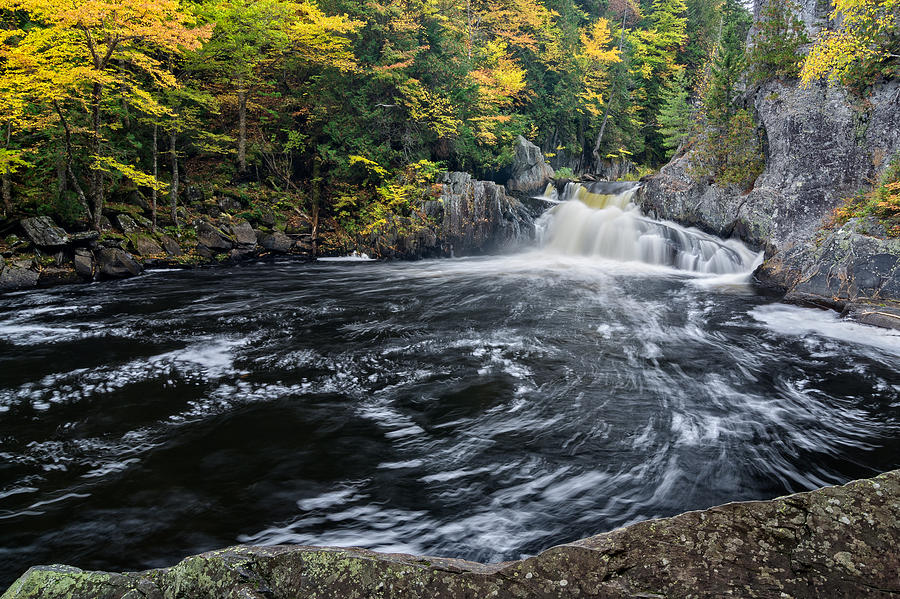 Buttermilk Falls Gulf Hagas Me. #1 Photograph by Michael Hubley