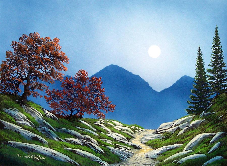 By The Light Of The Moon Painting by Frank Wilson