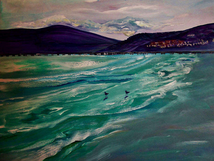 By the Sea #2 Painting by Jan Moore