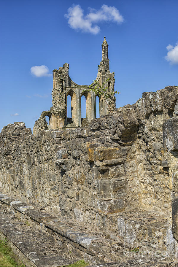 Byland Abbey ruins in Yorkshire Photograph by Patricia Hofmeester