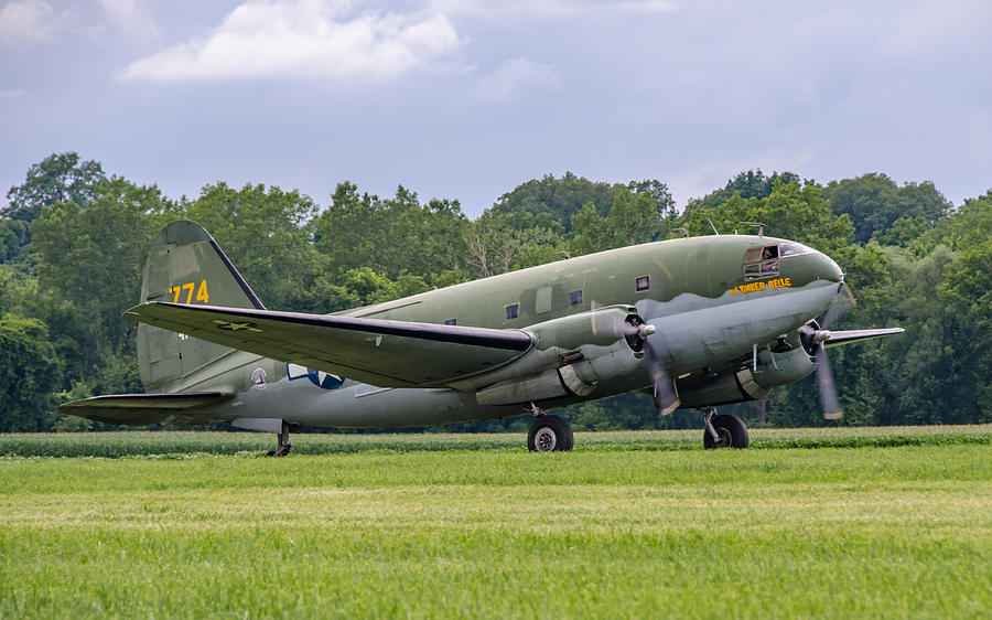 C-46 Commando Tinker Belle #2 Photograph by Guy Whiteley