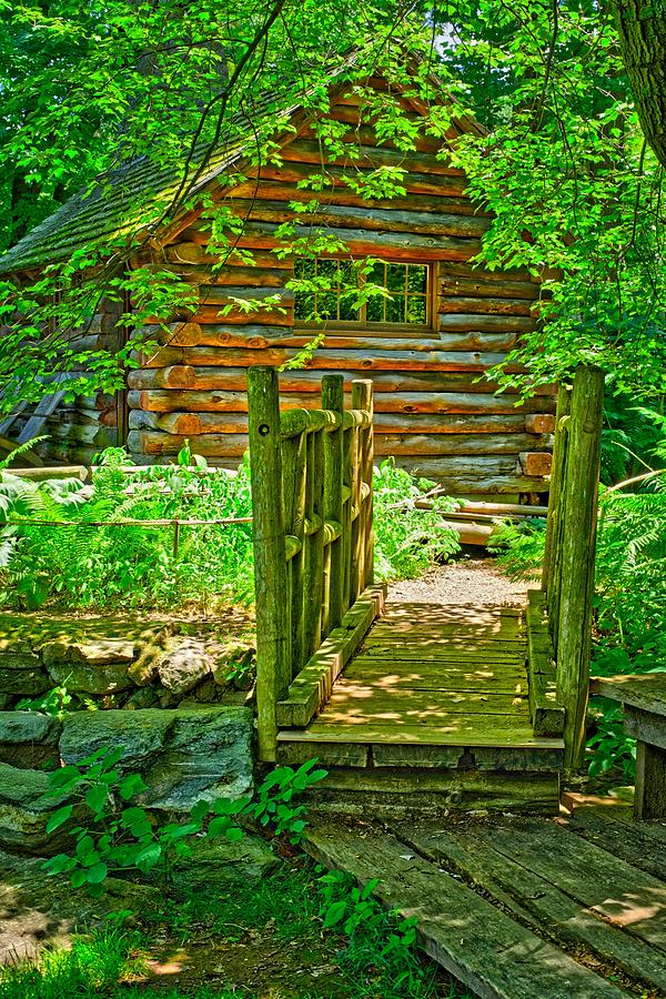 Cabin By The Creek 2 Photograph By Ronald Watkins