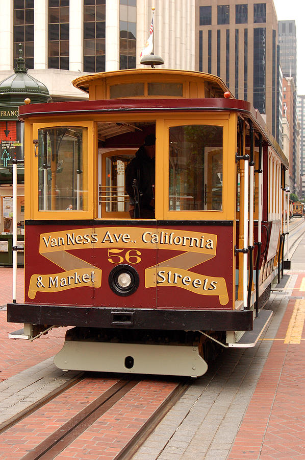 Cable Car on California Street #1 Photograph by James Kirkikis