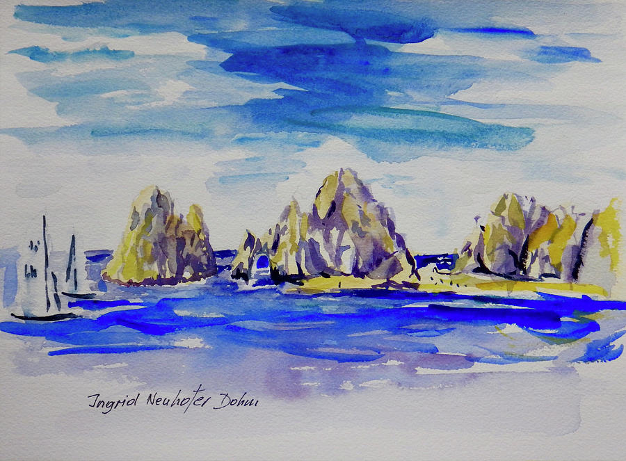 Cabo San Lucas II #1 Painting by Ingrid Dohm