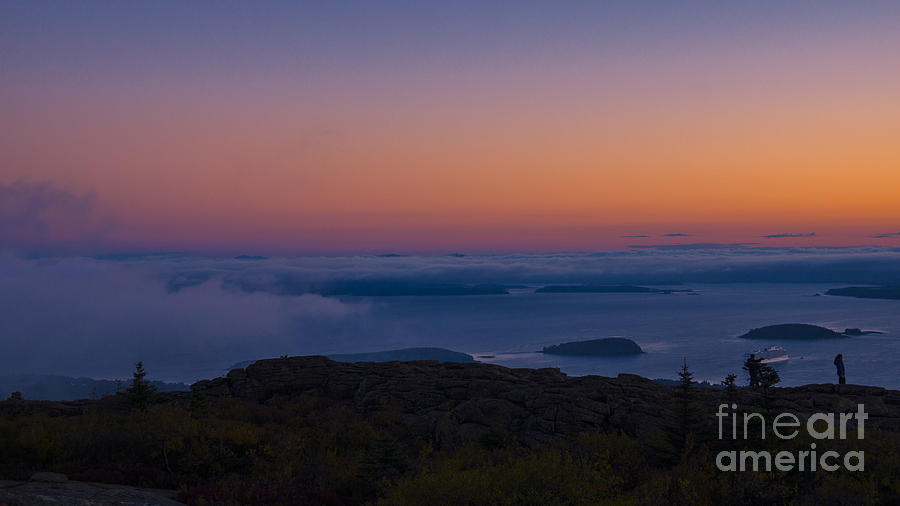 Cadillac Mountain Sunset.  #1 Photograph by New England Photography