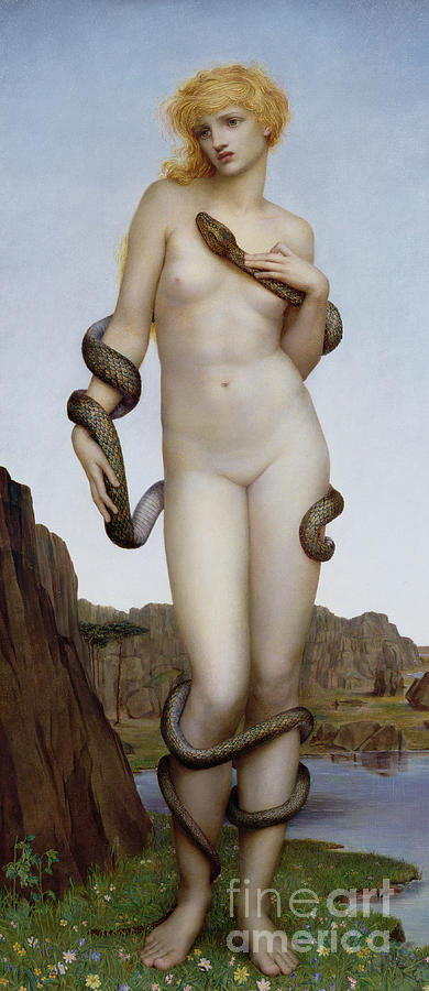 Cadmus and Harmonia Painting by Evelyn De Morgan