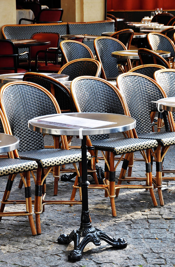 Cafe terrace in Paris #1 Photograph by Dutourdumonde Photography