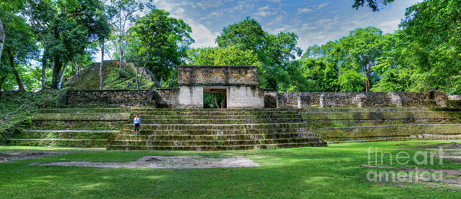 Cahal Pech one of the oldest recognizably Maya sites  #1 Photograph by David Zanzinger