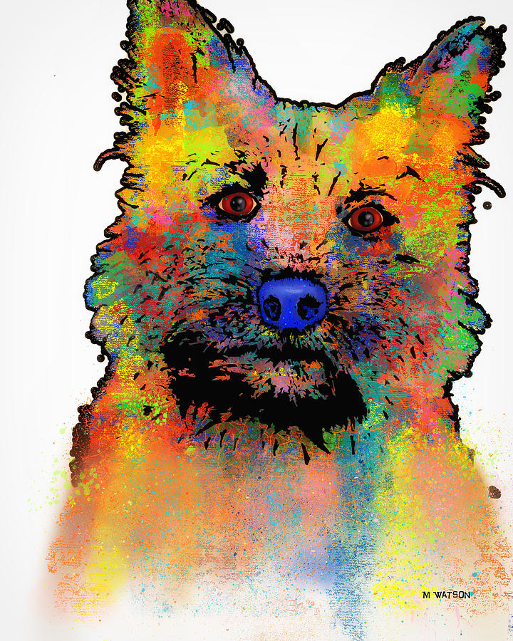 Cairn Terrier #2 Digital Art by Marlene Watson