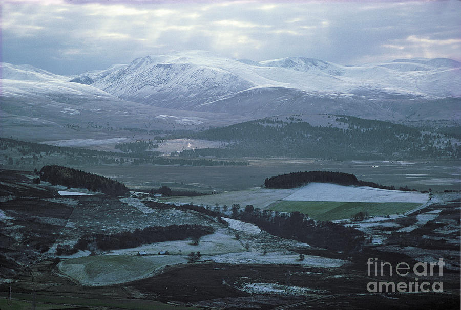 Cairngorm Mountains in early winter Photograph by Phil Banks