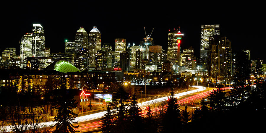 City Photograph - Calgary Skyline #1 by John McArthur