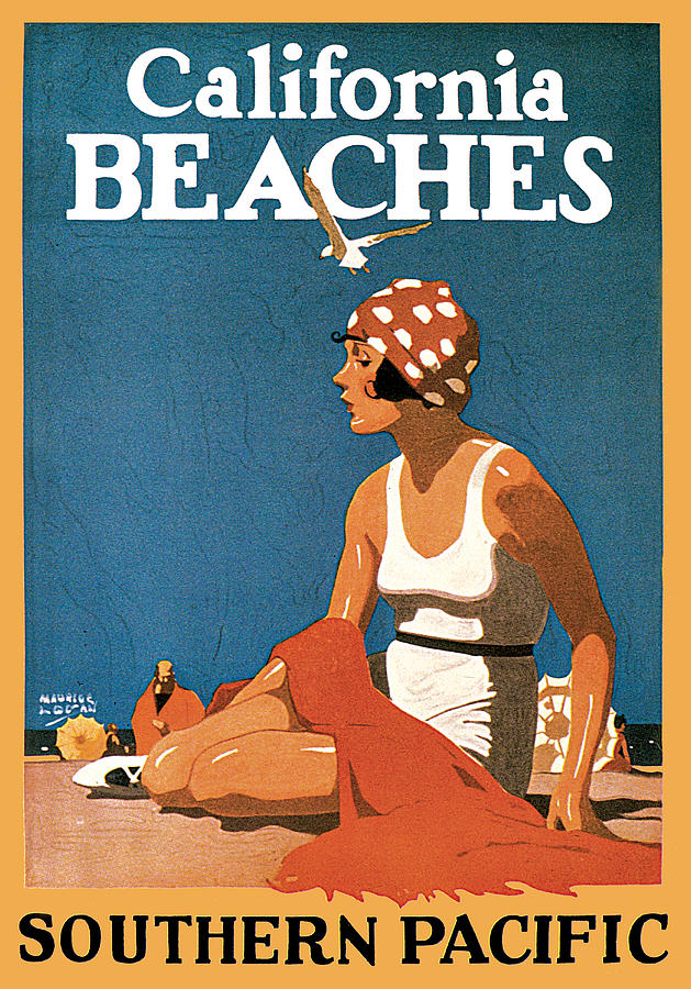 California Beaches #1 Painting by Maurice Logan