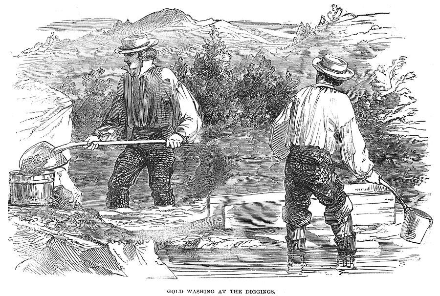 California Gold Rush, 1849 #1 Photograph by Granger