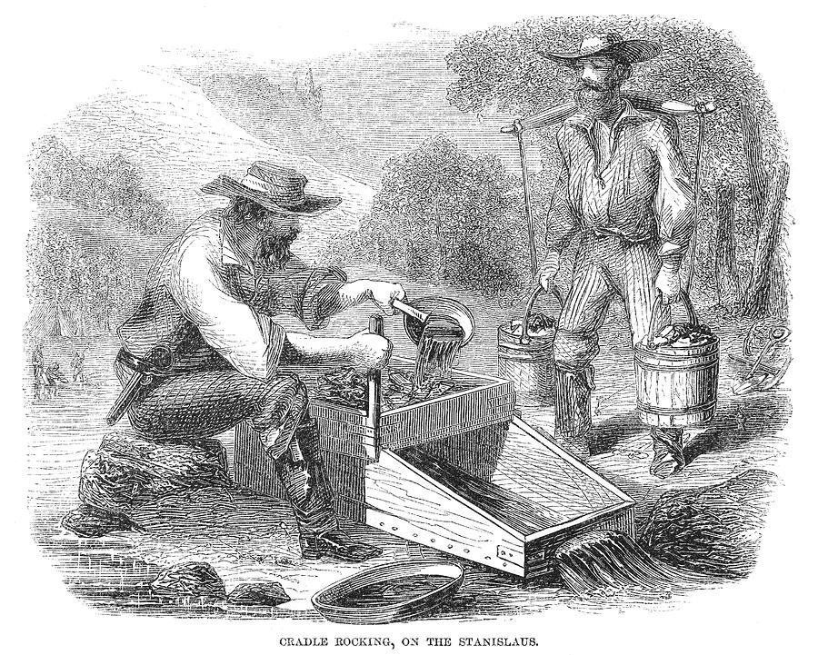 California Gold Rush, 1860 #1 Photograph by Granger