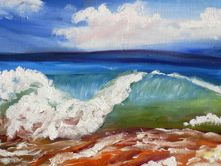 California Seascape #1 Painting by Mary Jo Zorad
